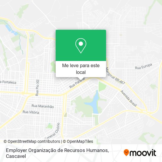 Employer Organização de Recursos Humanos mapa