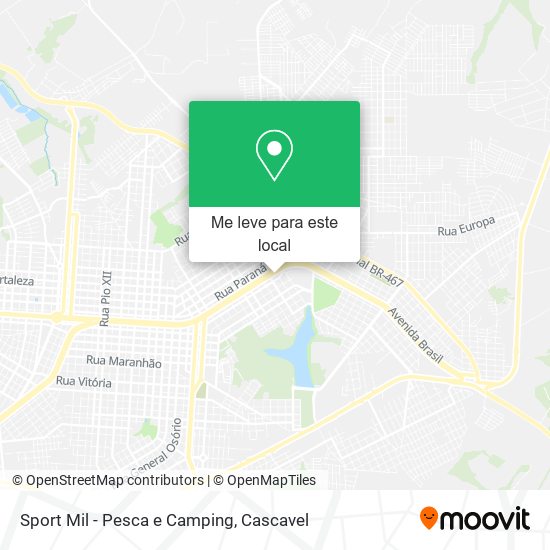 Sport Mil - Pesca e Camping mapa