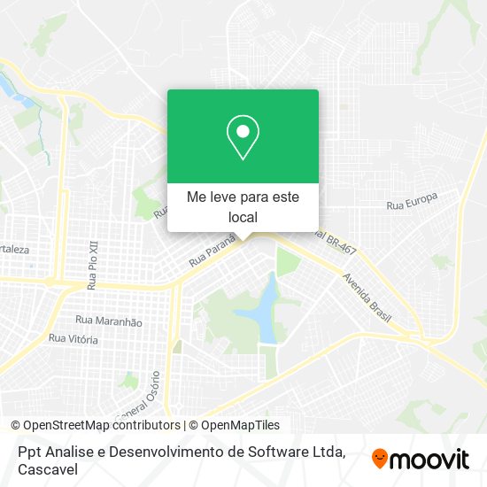 Ppt Analise e Desenvolvimento de Software Ltda mapa