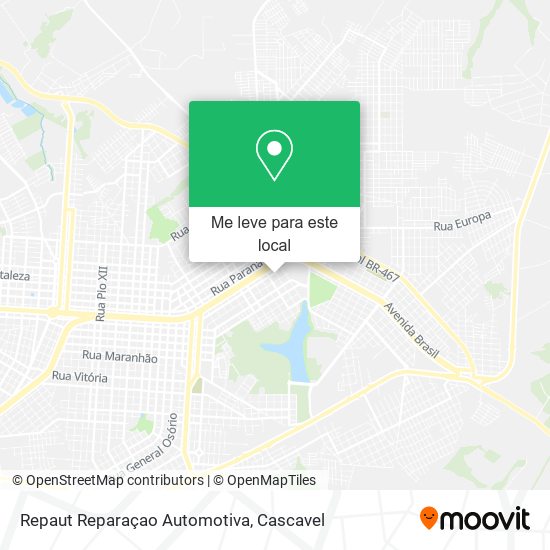 Repaut Reparaçao Automotiva mapa