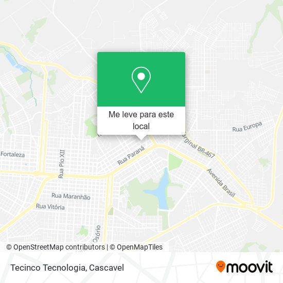 Tecinco Tecnologia mapa