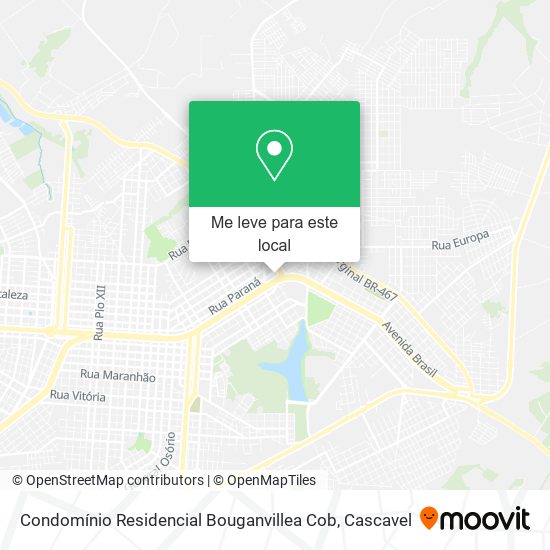 Condomínio Residencial Bouganvillea Cob mapa