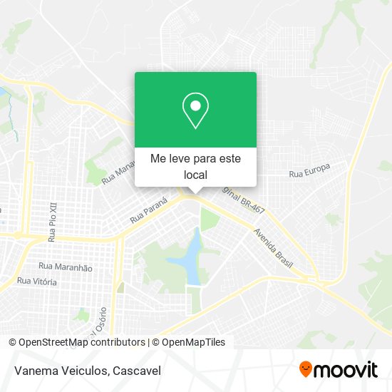 Vanema Veiculos mapa