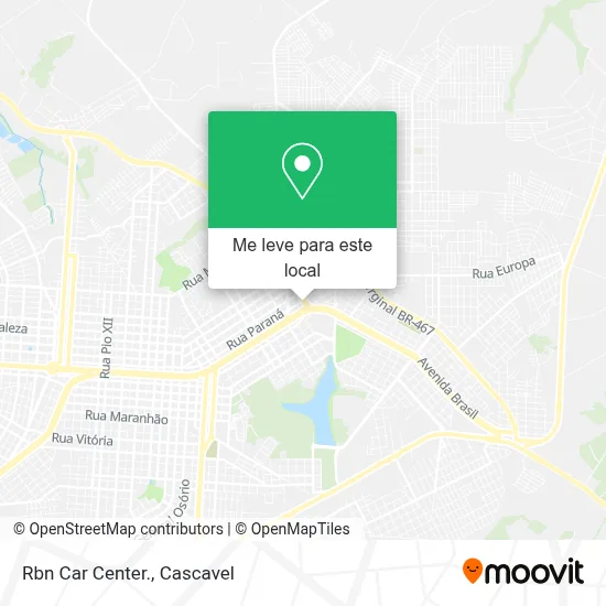 Rbn Car Center. mapa