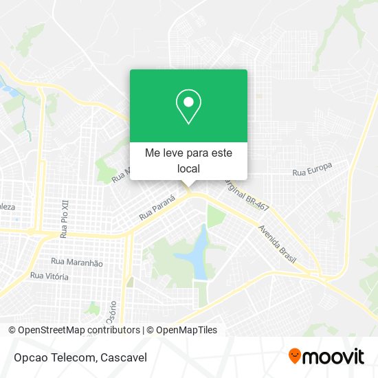 Opcao Telecom mapa