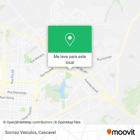 Sorriso Veiculos mapa