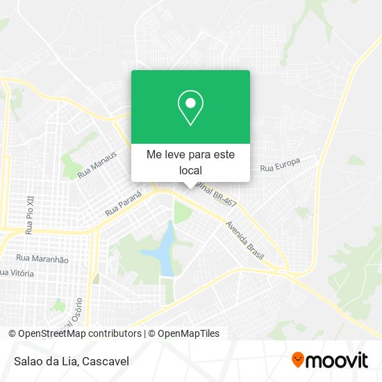 Salao da Lia mapa