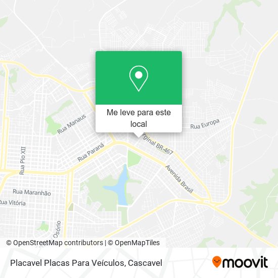 Placavel Placas Para Veículos mapa