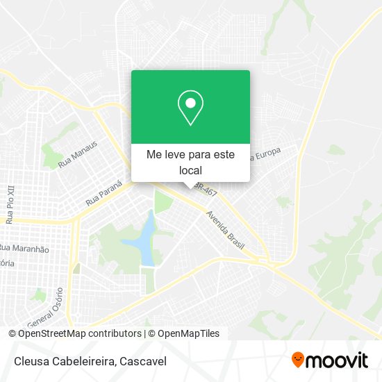 Cleusa Cabeleireira mapa