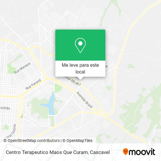 Centro Terapeutico Maos Que Curam mapa
