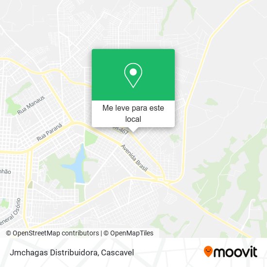 Jmchagas Distribuidora mapa
