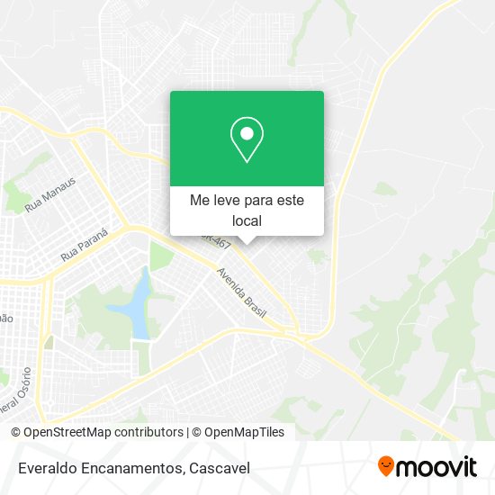 Everaldo Encanamentos mapa