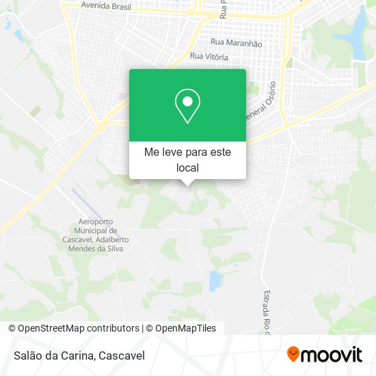 Salão da Carina mapa
