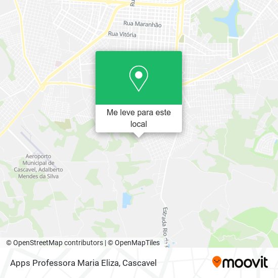 Apps Professora Maria Eliza mapa