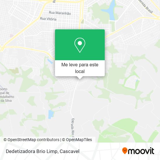 Dedetizadora Brio Limp mapa