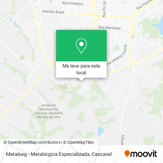Metalseg - Metalúrgica Especializada mapa