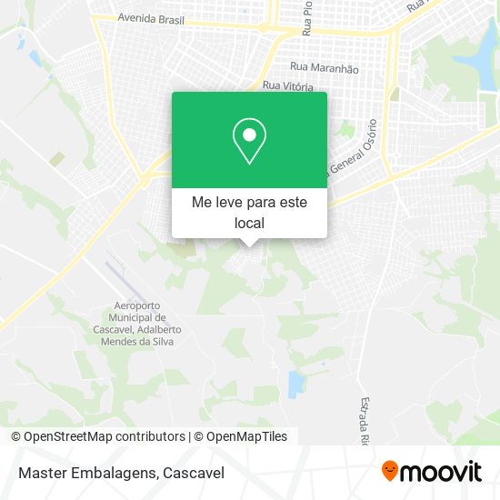 Master Embalagens mapa