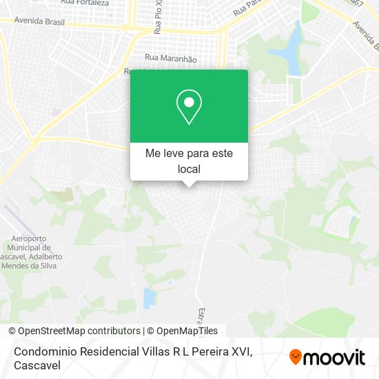 Condominio Residencial Villas R L Pereira XVI mapa