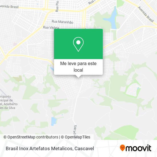 Brasil Inox Artefatos Metalicos mapa