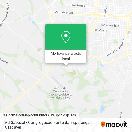 Ad Sapezal - Congregação Fonte da Esperança mapa