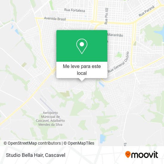 Studio Bella Hair mapa