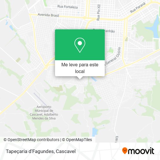 Tapeçaria d'Fagundes mapa