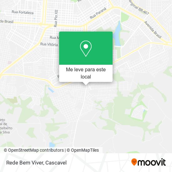 Rede Bem Viver mapa