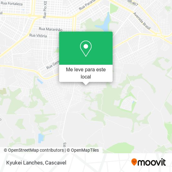 Kyukei Lanches mapa