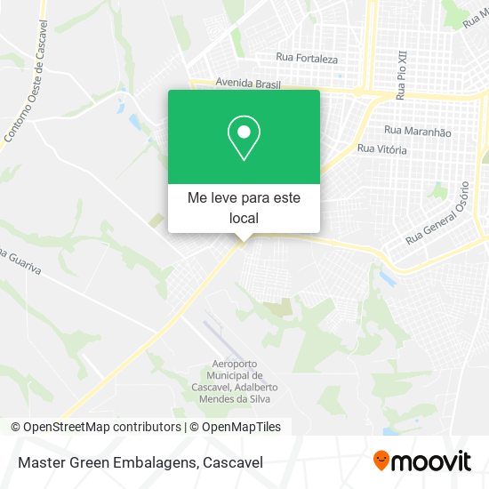 Master Green Embalagens mapa