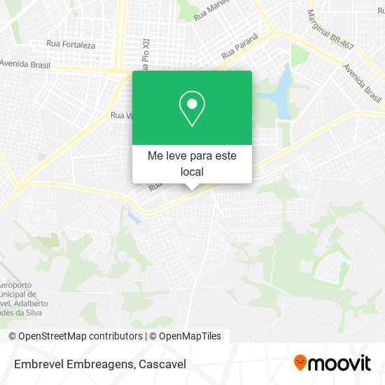 Embrevel Embreagens mapa