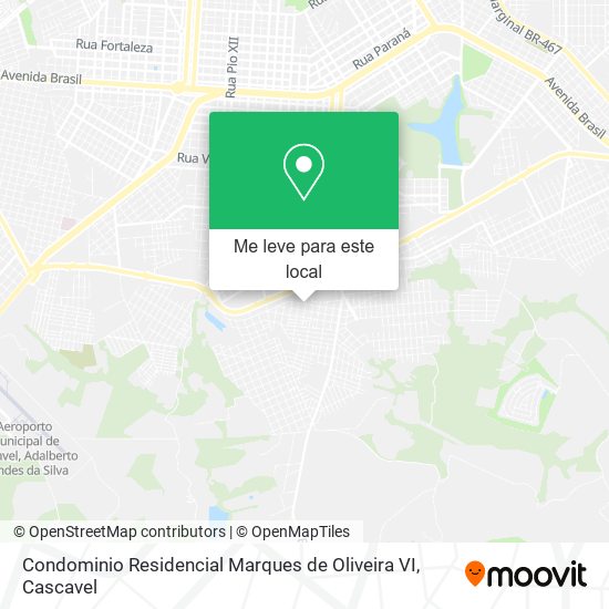 Condominio Residencial Marques de Oliveira VI mapa