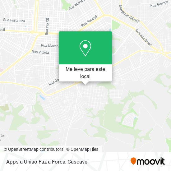 Apps a Uniao Faz a Forca mapa