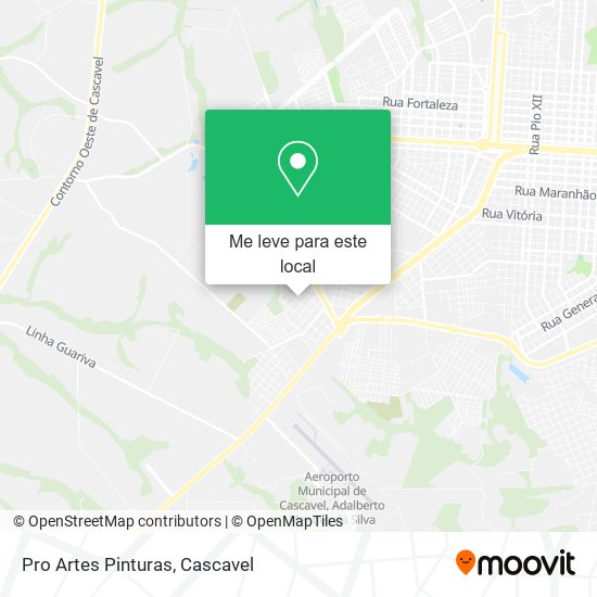 Pro Artes Pinturas mapa