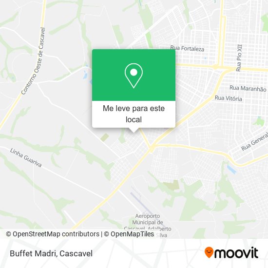 Buffet Madri mapa