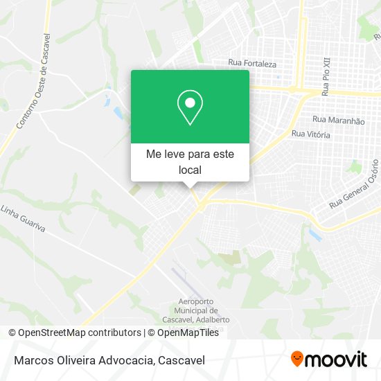Marcos Oliveira Advocacia mapa