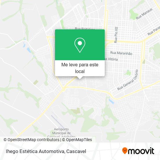 Ihego Estética Automotiva mapa