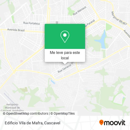 Edificio Vila de Mafra mapa