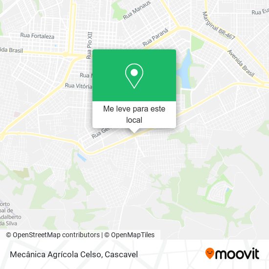 Mecânica Agrícola Celso mapa