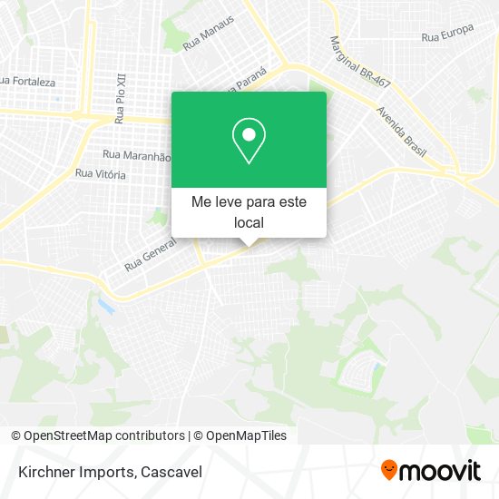 Kirchner Imports mapa
