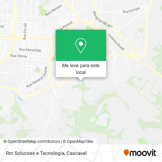 Rm Solucoes e Tecnologia mapa