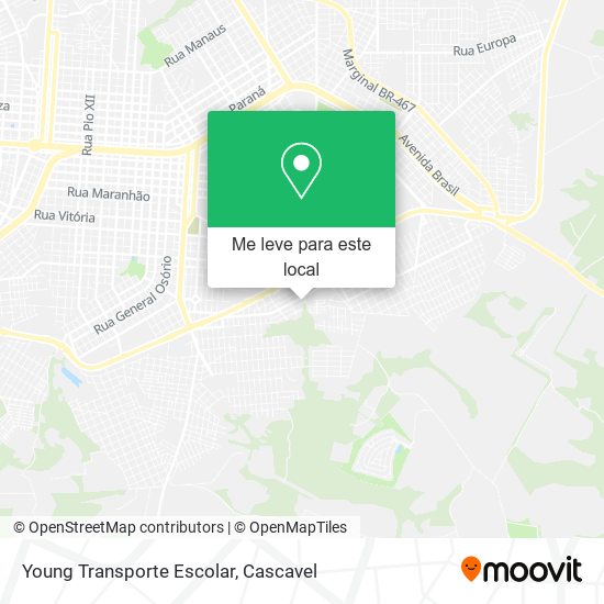 Young Transporte Escolar mapa