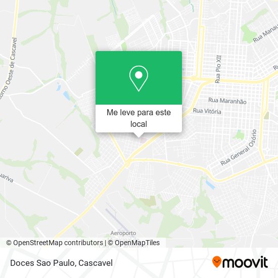 Doces Sao Paulo mapa