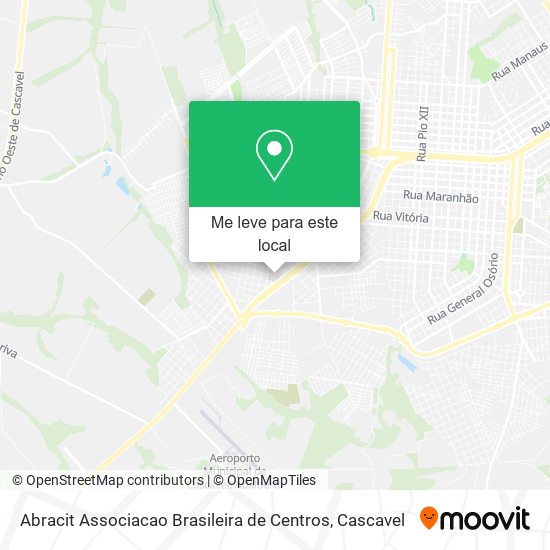 Abracit Associacao Brasileira de Centros mapa