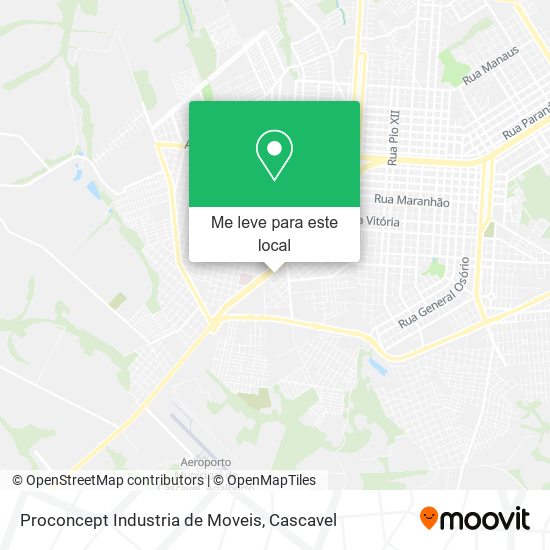Proconcept Industria de Moveis mapa
