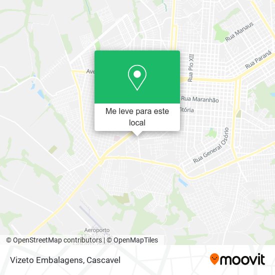 Vizeto Embalagens mapa