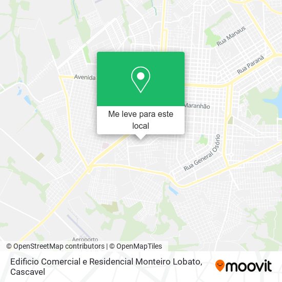 Edificio Comercial e Residencial Monteiro Lobato mapa