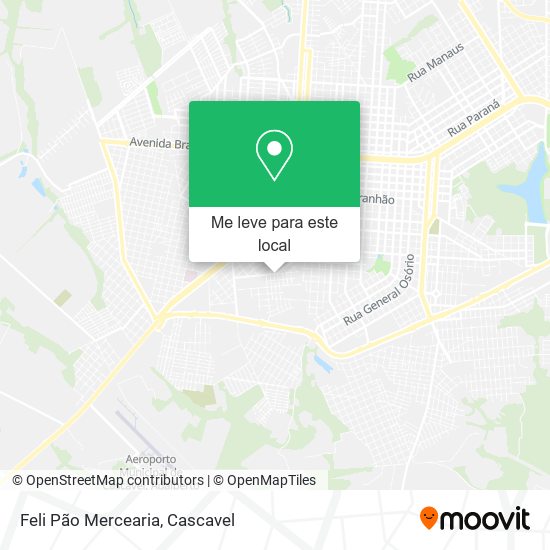 Feli Pão Mercearia mapa