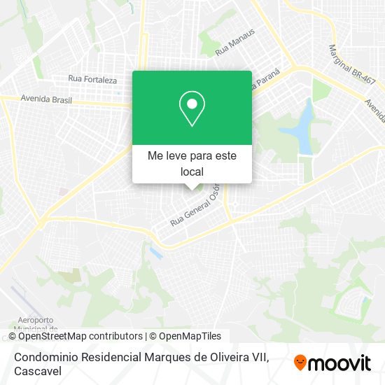 Condominio Residencial Marques de Oliveira VII mapa