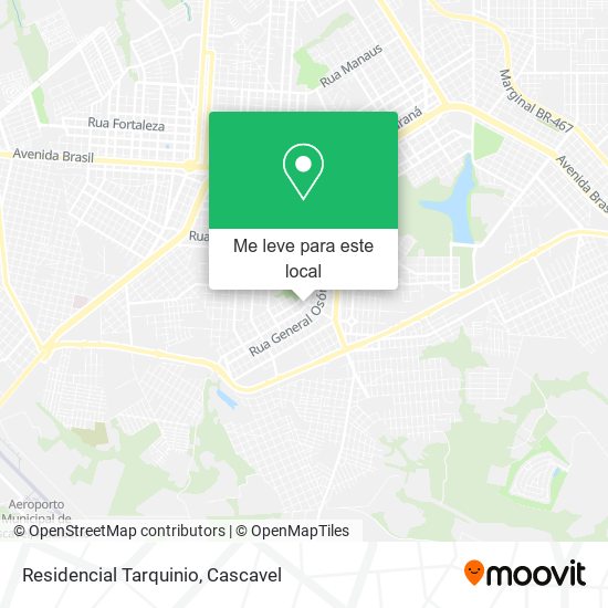 Residencial Tarquinio mapa