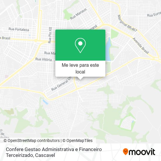 Confere Gestao Administrativa e Financeiro Terceirizado mapa